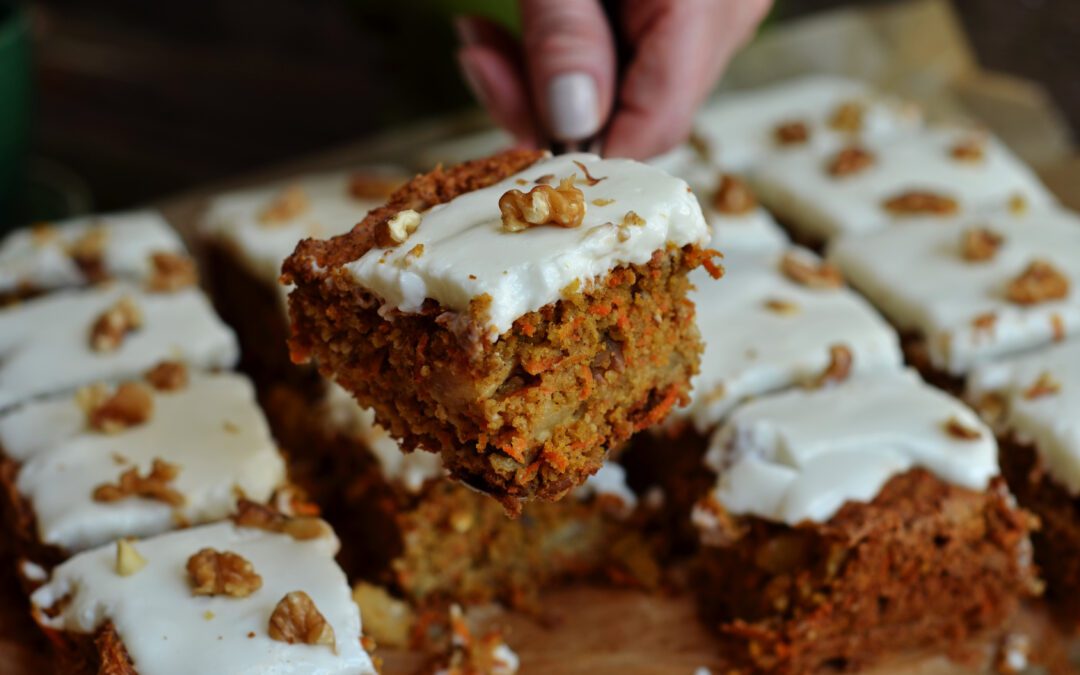 Carrot Cake with Cream Cheese Frosting: