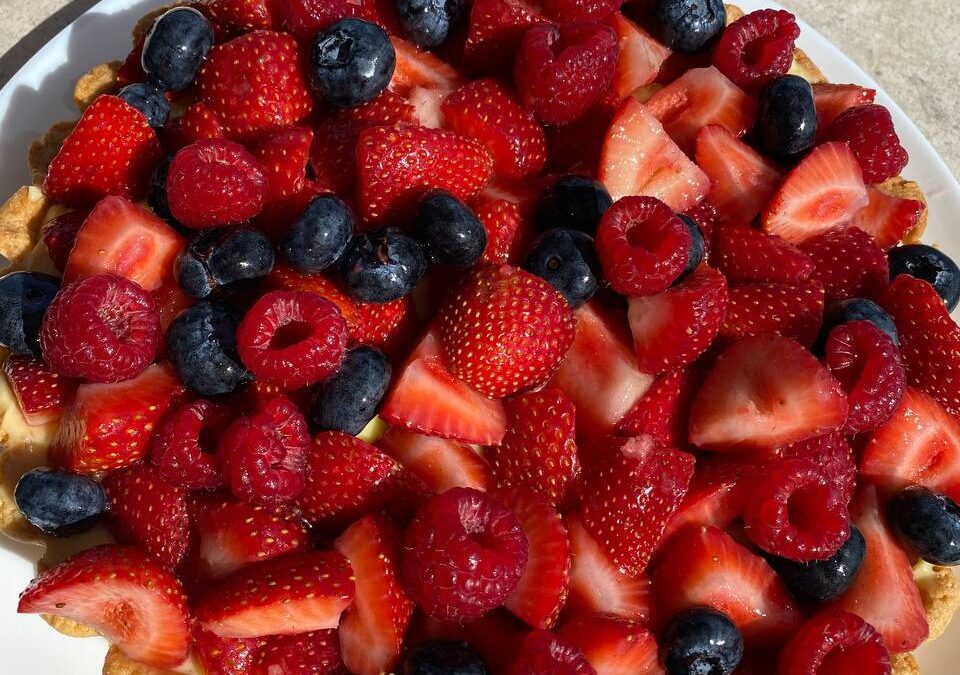 Vanilla and Passionfruit Tart